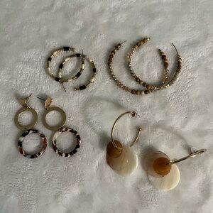 Lot of Four Earrings